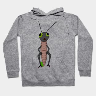 Cute Cricket Drawing Hoodie